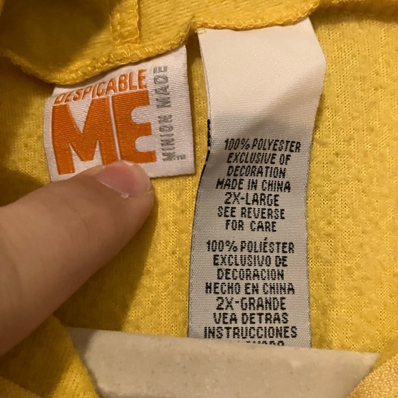 Adults minion onesie Halloween costume pajamas - Picture 2 of 2